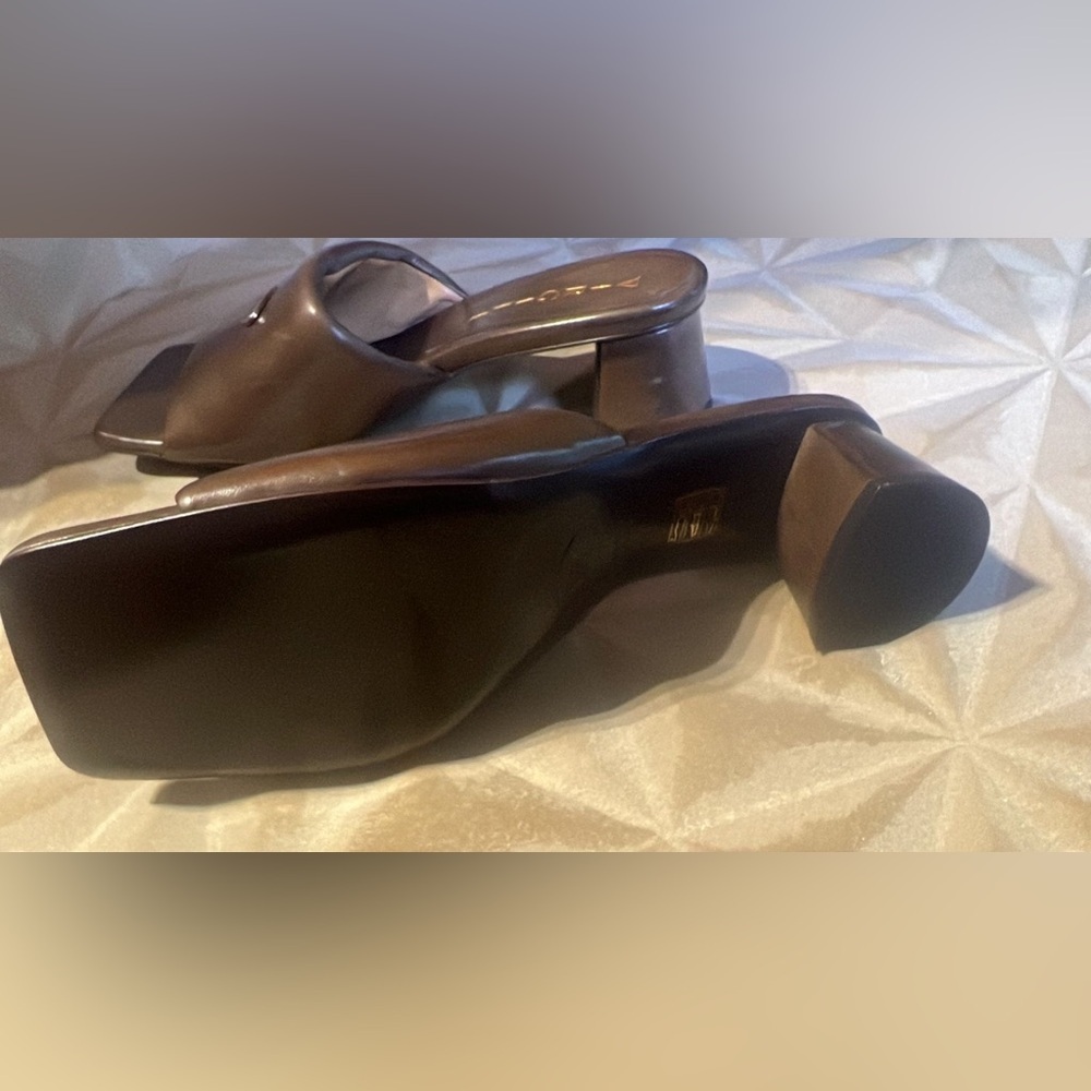 NWT AND BOX MADE IN ITALY VITTORIO VIRGILI Brown Leather Shoes - Picture 6 of 11
